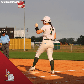 FNU softball player Hayley Zimmerman