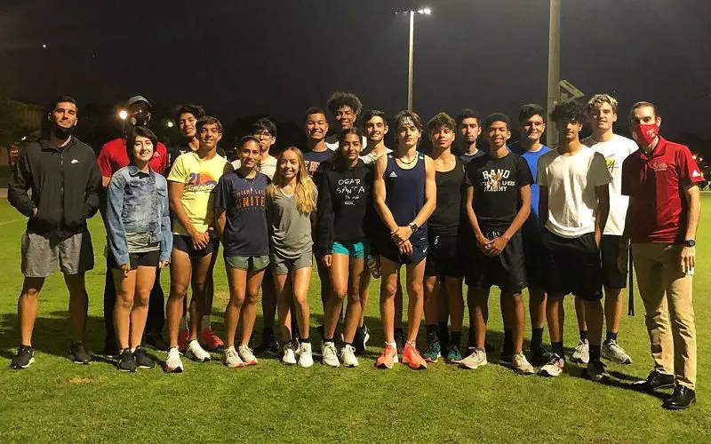 Community Outreach with Mater Lakes Track Team.