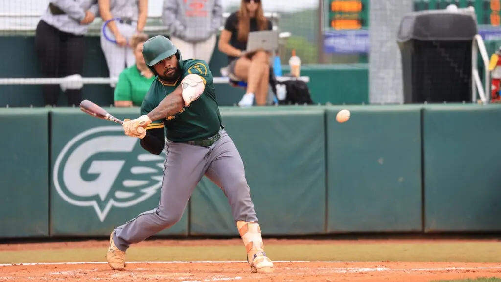 FNU baseball player Yordangel Gonzalez.