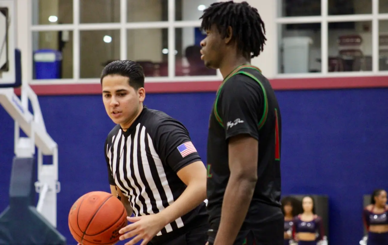 FNU men's basketball player Matthew Robinson.