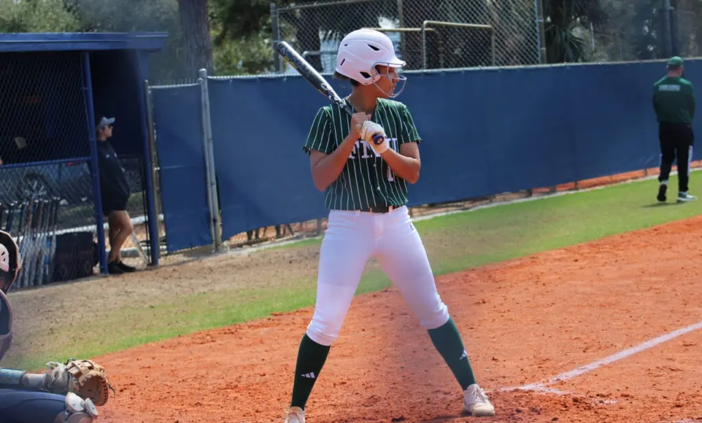 FNU softball player Gabi Obando.