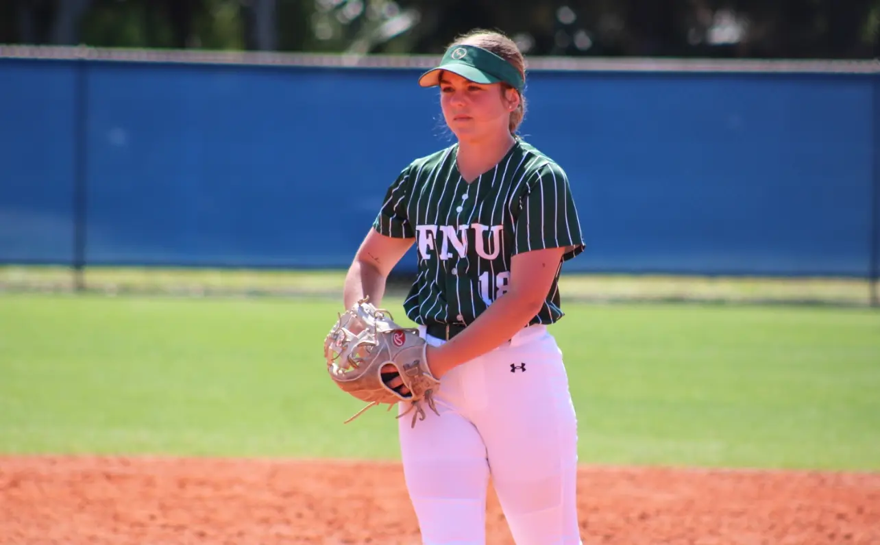 FNU pitcher Peyton Knight.