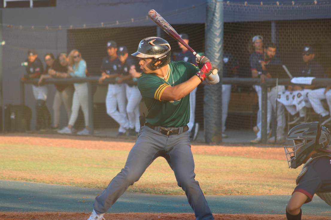 FNU infielder Daniel Silgado.