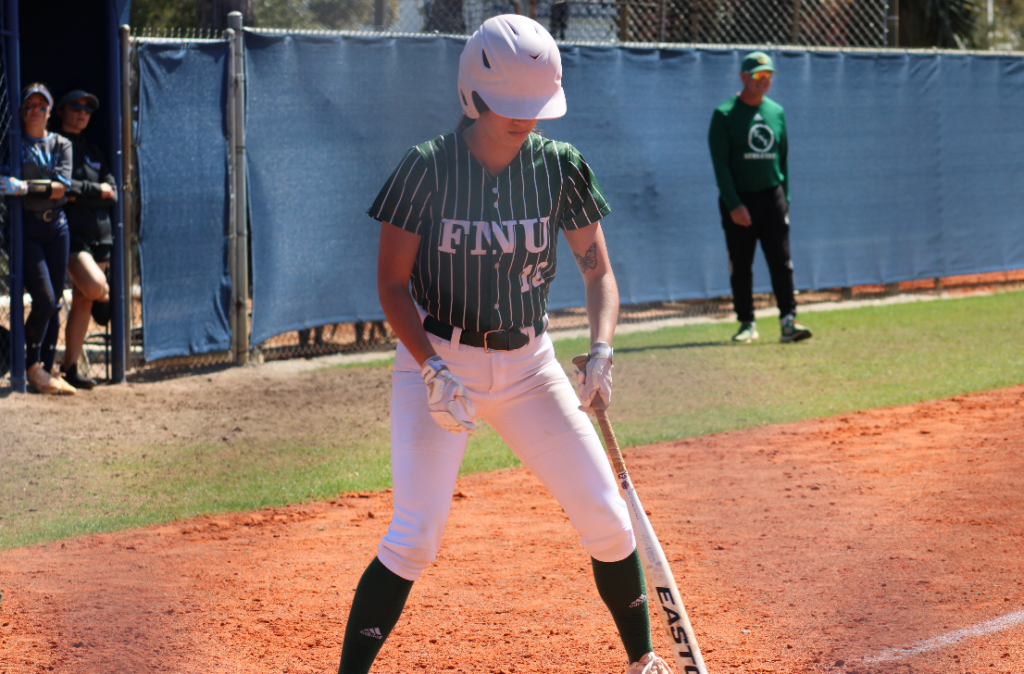 FNU softball player Madison Sanchez.