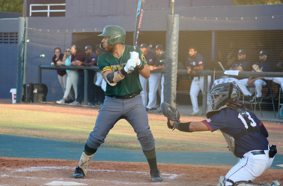 FNU baseball player Erick Rodriguez.