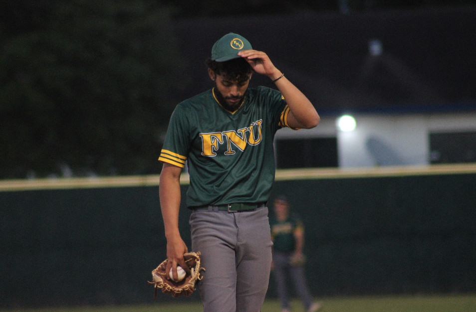 FNU pitcher Juan Pablo Arellano.