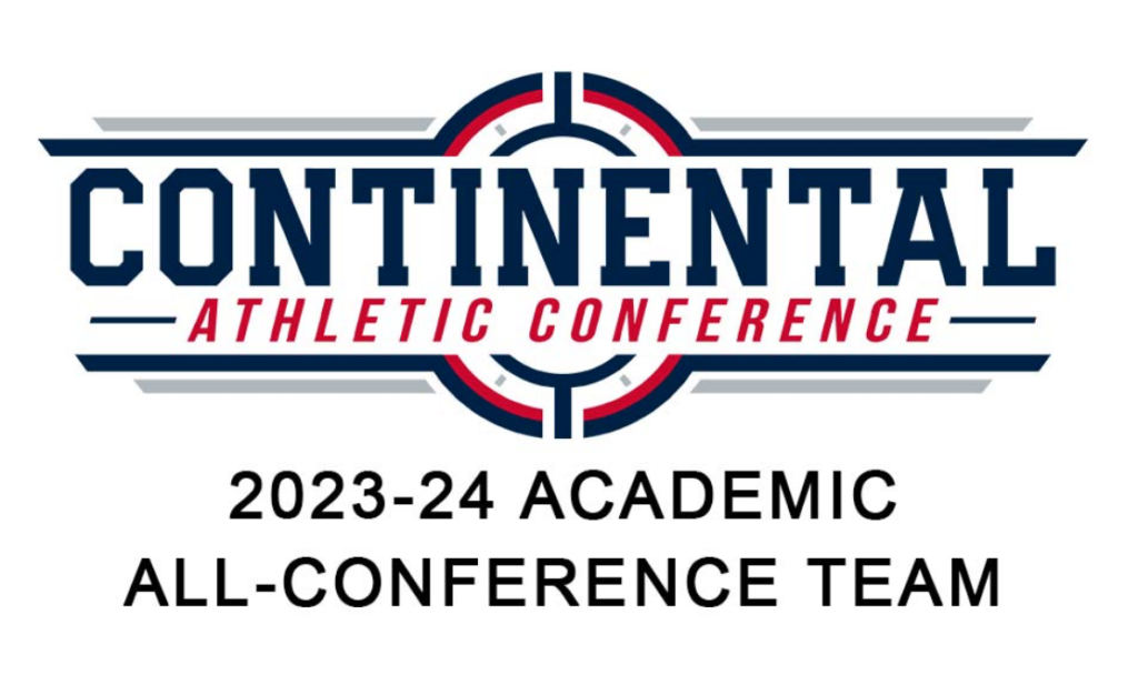 2023-24 CAC Academic All-Conference team graphic.