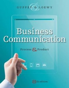 BUSINESS COMMUNICATION PROCESS & PRODUCT COVER PAGE PICTURE