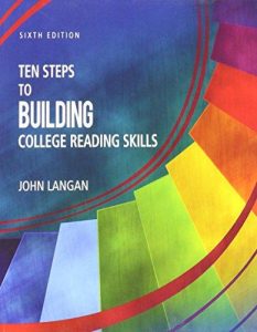 TEN STEPS to building college reading skill cover page picture