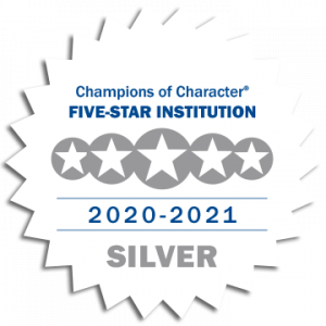 2020-21 NAIA Five-Star Champions of Character Award (Silver)