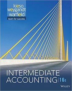 Intermediate Accounting 16th Edition