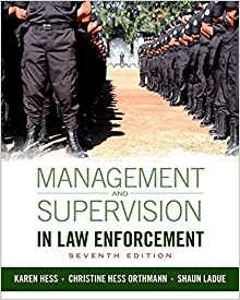 Management & Supervision 0in Law Enforcement