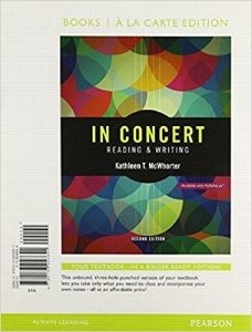 In Concert: Reading and Writing