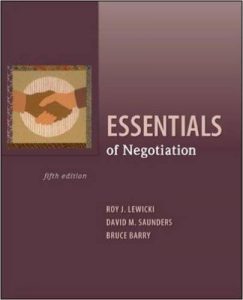 Essentials Of Negotiation,5th Edition