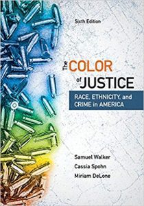 Color of justice: Race , Ethnicity & Crime in America , 5th edition