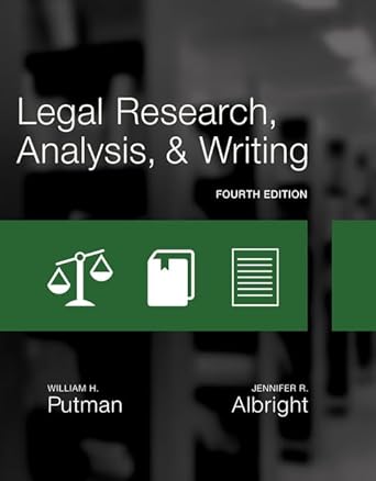 Legal Research, Analysis, and Writing 4th Edition