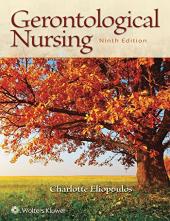 Gerontological Nursinf, 9th Edition