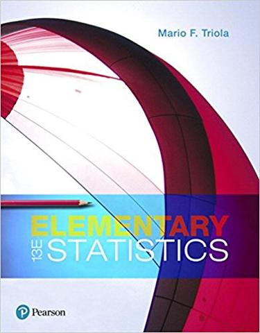 Elementary Statistics 13edition