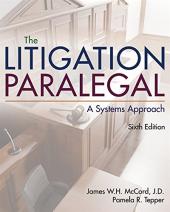 The Litigation Paralegal: A System's Approach